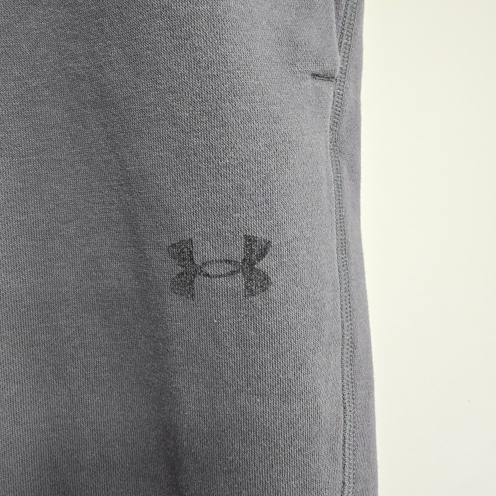 Under Armour Project Rock Sweatpants Mens XL Grey Joggers Athletic Lounge - Picture 2 of 13